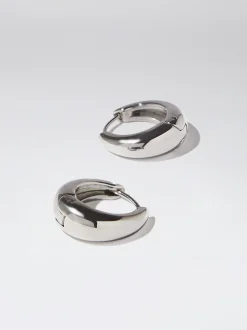 PARFOIS Halsketten|Kurze Halsketten>ne Creolen Aus Edelstahl Silber