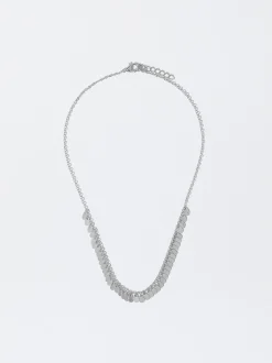 PARFOIS Raffinierter Modeschmuck|Ringe>ne Halskette Mit Medaillen Silber