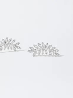 PARFOIS Lange Ohrringe|Basics>ne Ohrringe Mit Zirkonia Silber