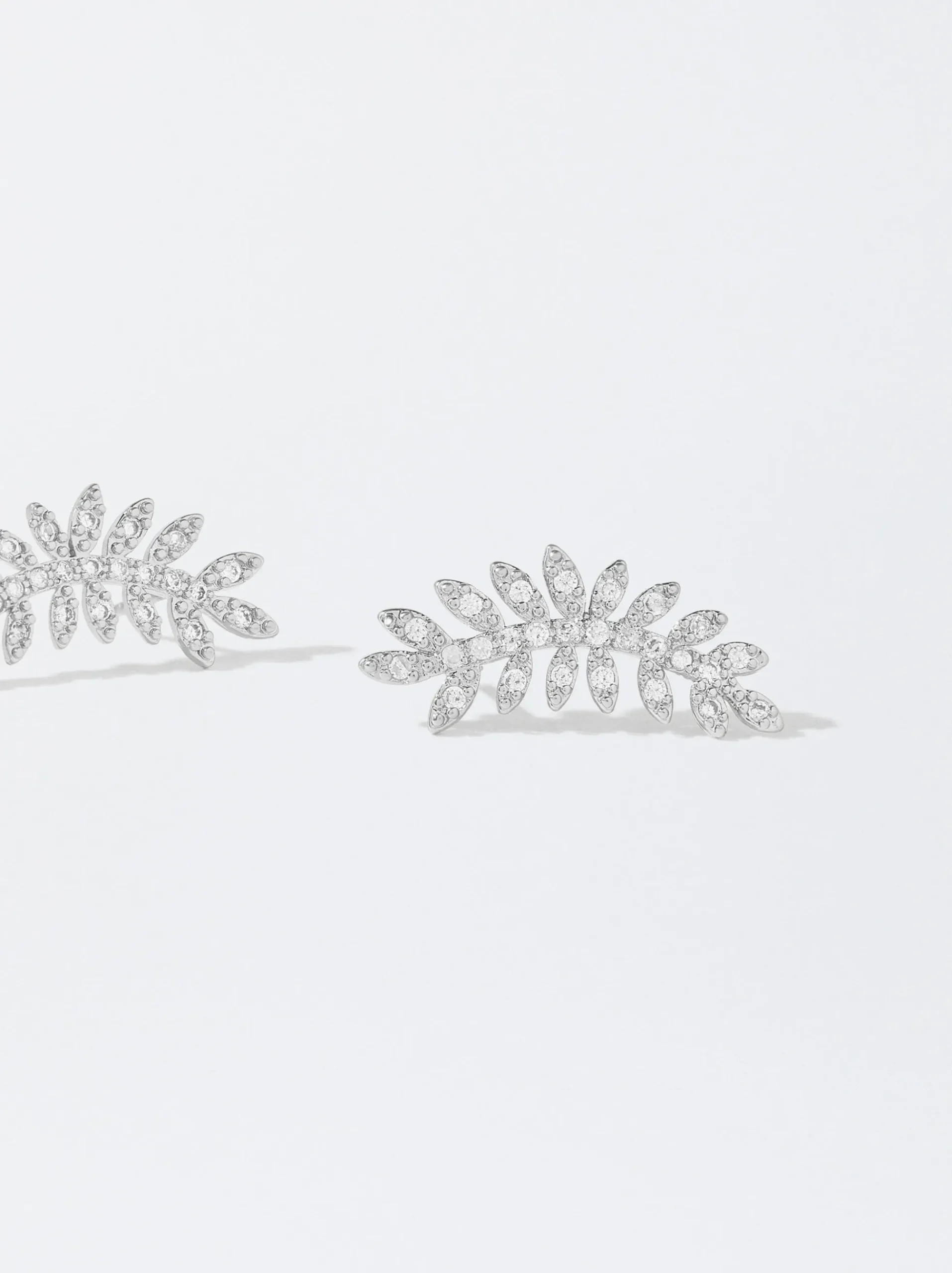 PARFOIS Lange Ohrringe|Basics>ne Ohrringe Mit Zirkonia Silber