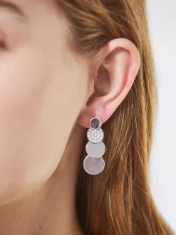 PARFOIS Raffinierter Modeschmuck|Ringe>ne Ohrringe Mit Zirkonia Silber