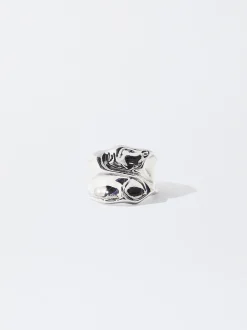PARFOIS Basics|Blazer und Mäntel>ner Gepr&auml;gter Ring Silber