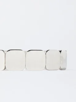 PARFOIS Kurze Halsketten>nes Verstellbares Armband Silber