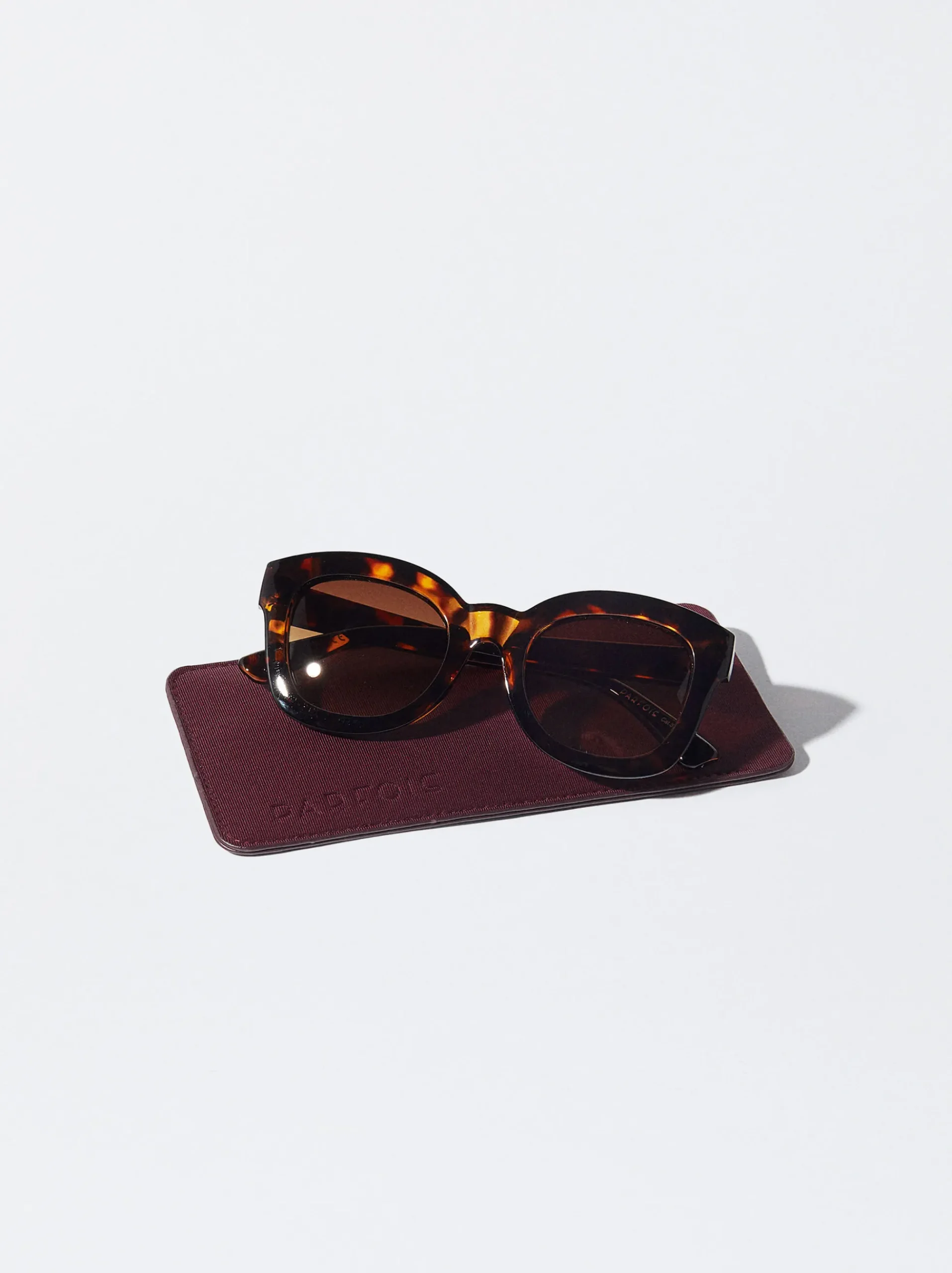 PARFOIS Kunststoff Sonnenbrille|Cat-Eye Sonnenbrille>Sonnenbrille In Schildpattoptik Braun