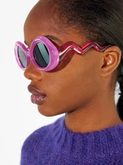 PARFOIS Schreibwaren NEW|Etuis und Kulturbeutel>Sonnenbrille Mit Ovalem Rahmen Rosa