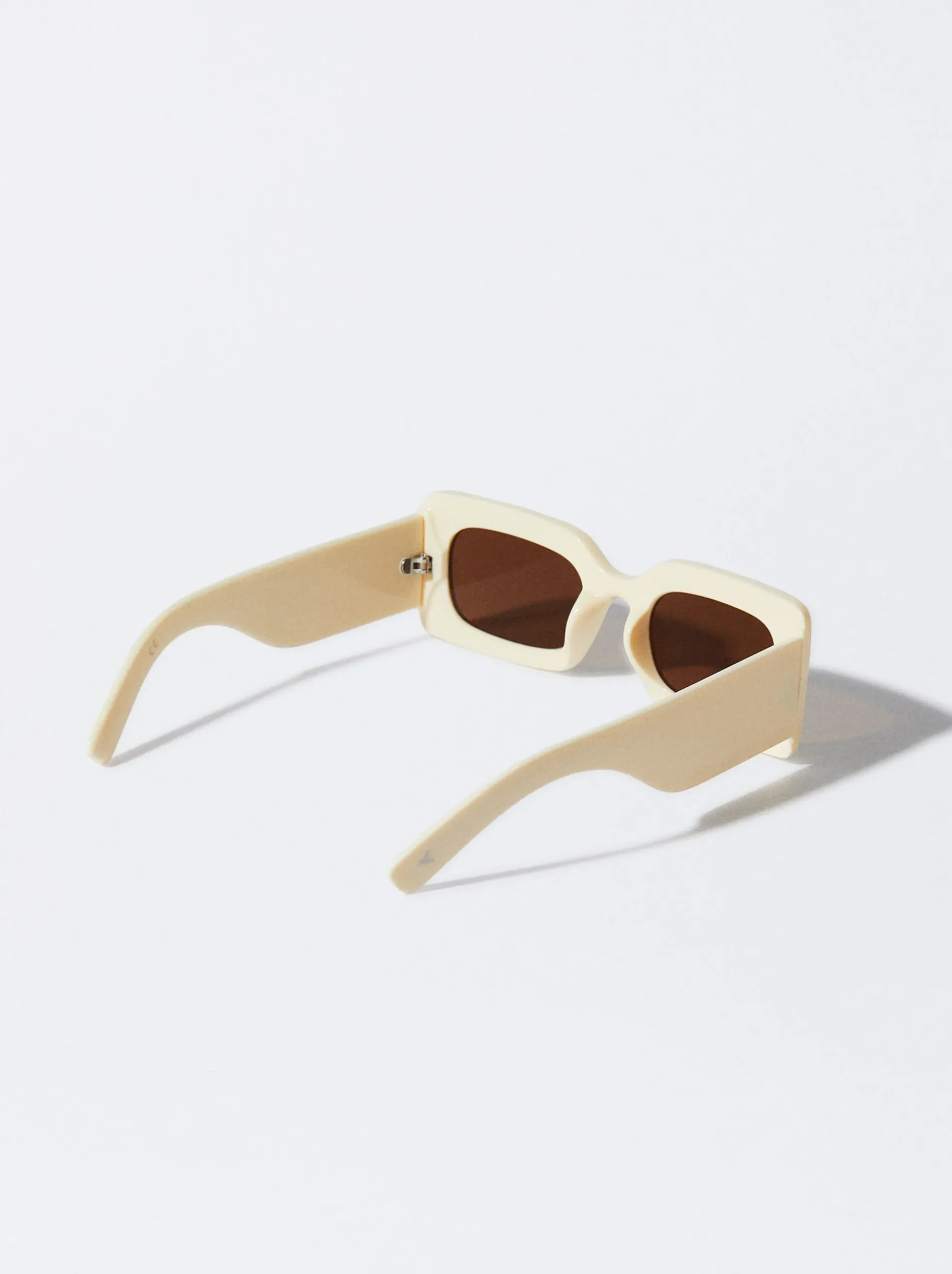 PARFOIS Kunststoff Sonnenbrille|Quadratische Sonnenbrille>Sonnenbrille Mit Viereckigem Gestell Gelb