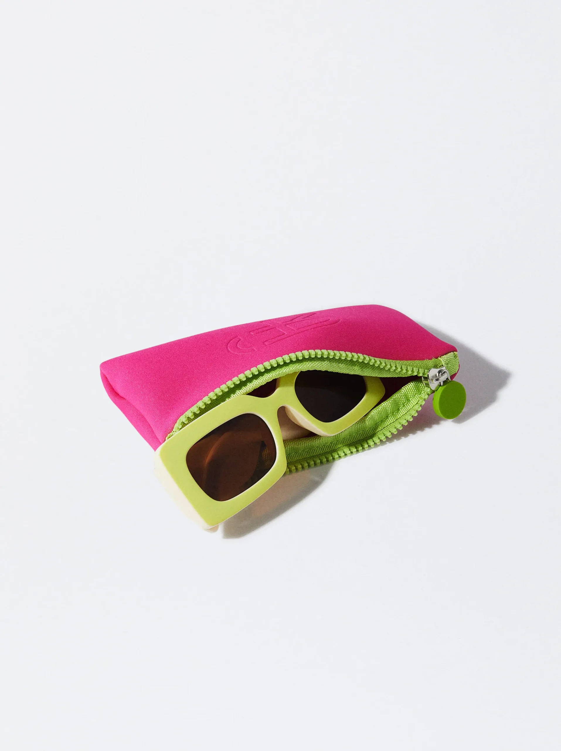 PARFOIS Kunststoff Sonnenbrille|Quadratische Sonnenbrille>Sonnenbrille Mit Viereckigem Gestell Gelb