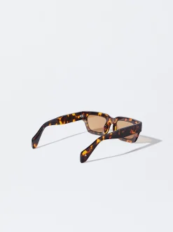 PARFOIS Kunststoff Sonnenbrille|Ovalem Sonnenbrille><noscript><img width=