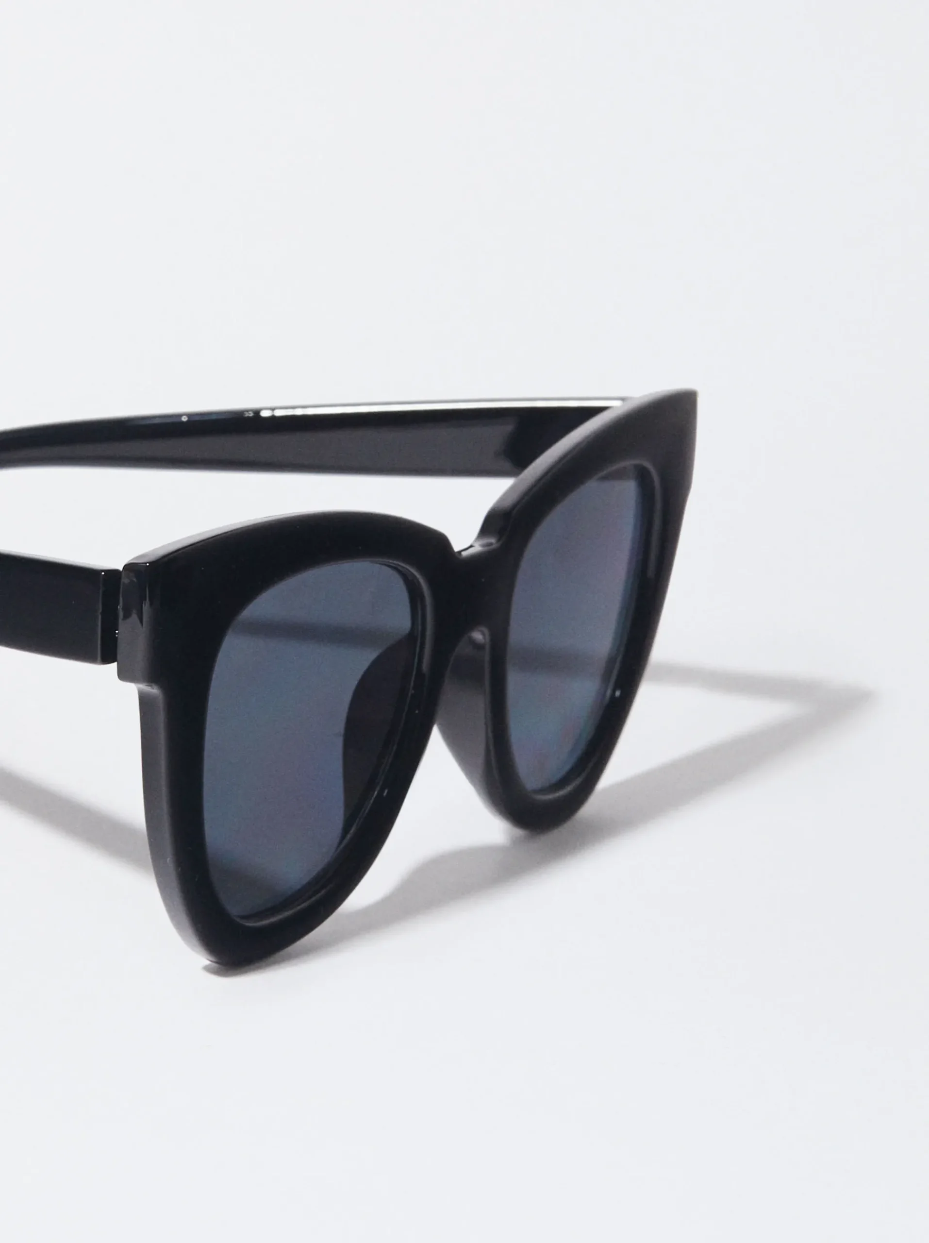 PARFOIS Kunststoff Sonnenbrille>Sonnenbrille Mit Viereckigem Gestell Schwarz