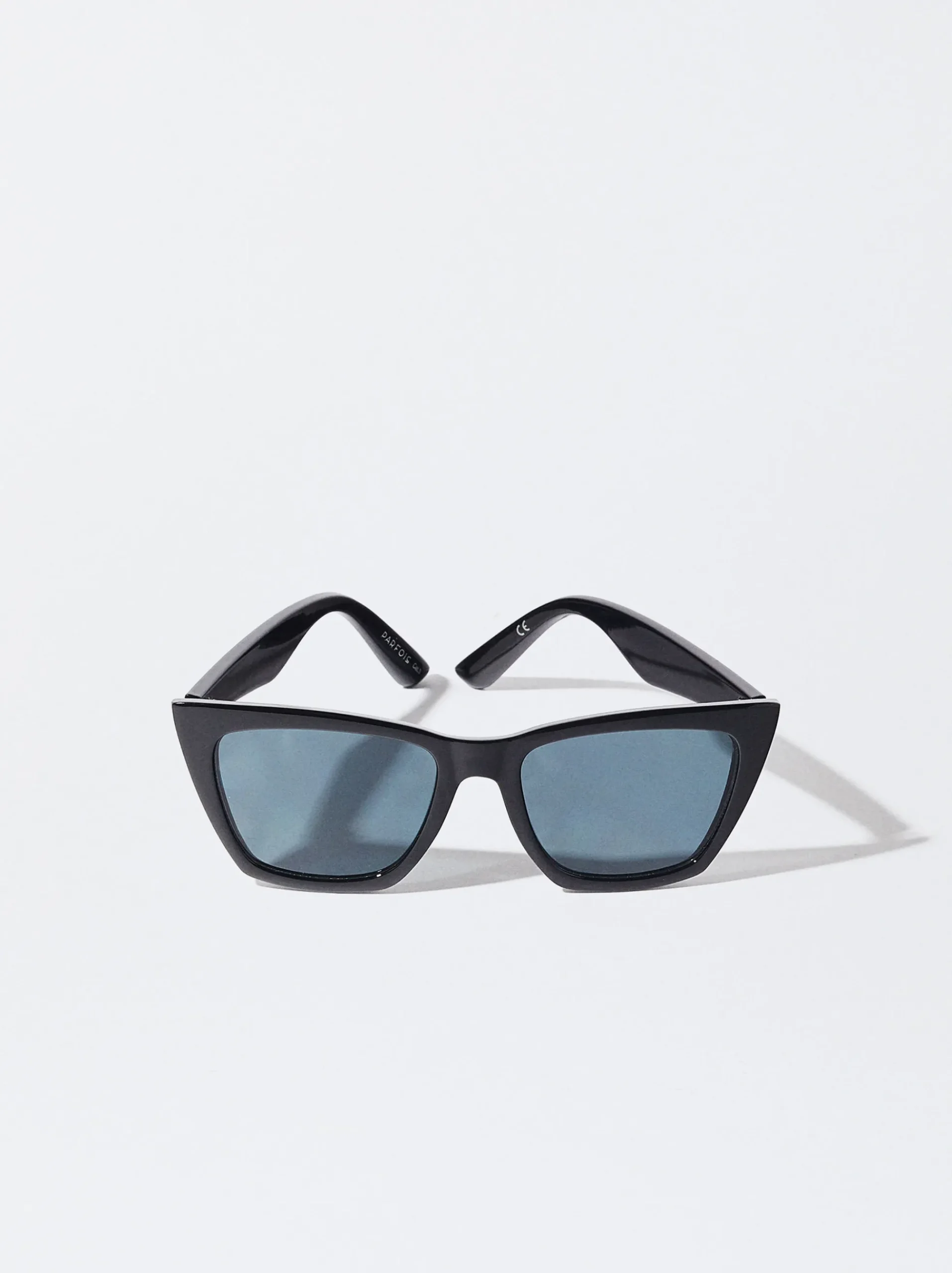 PARFOIS Kunststoff Sonnenbrille>Sonnenbrille Mit Viereckigem Gestell Schwarz