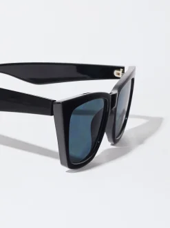 PARFOIS Kunststoff Sonnenbrille>Sonnenbrille Mit Viereckigem Gestell Schwarz