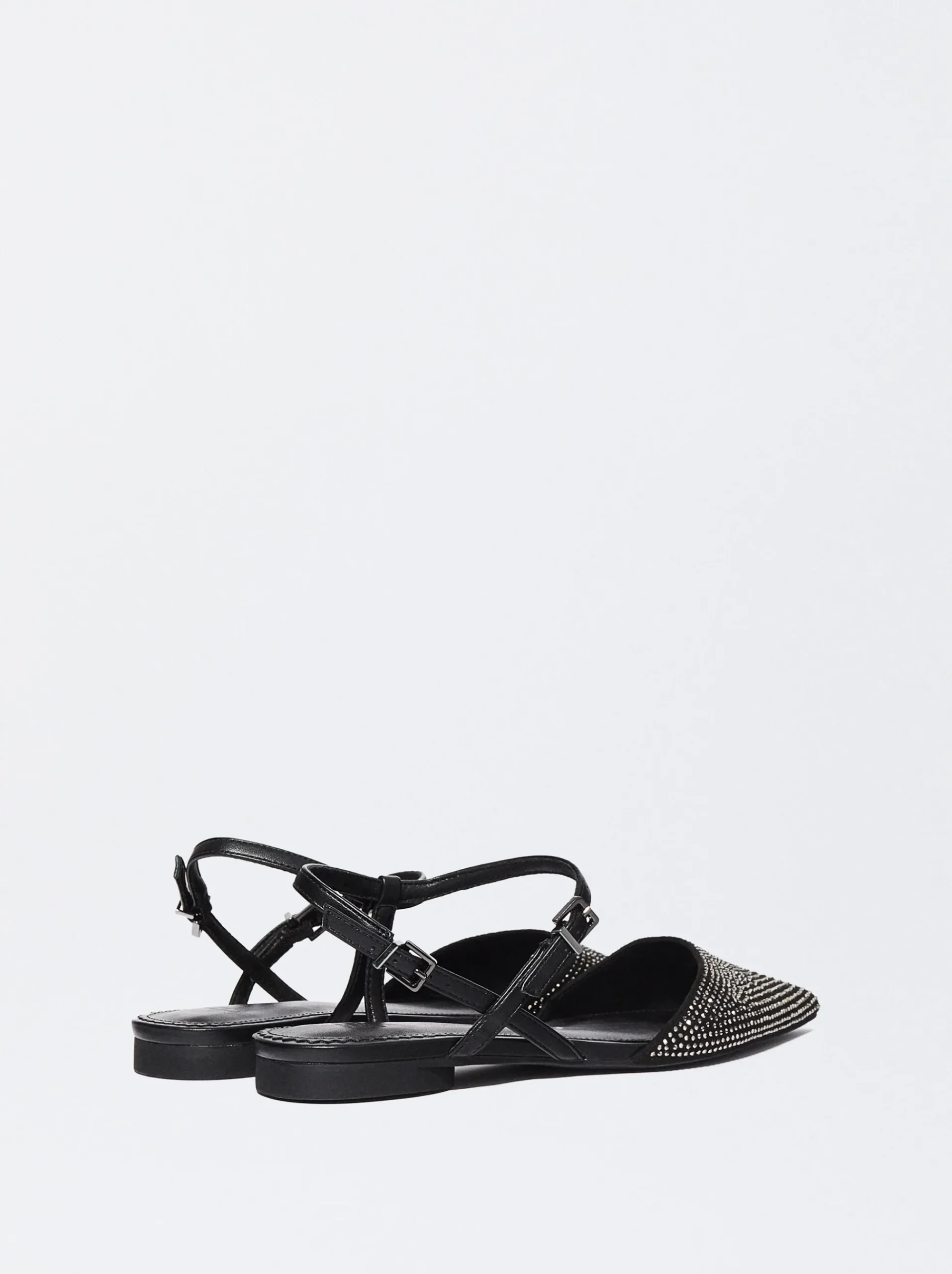 PARFOIS Raffinierter Modeschmuck|Lange Ohrringe>Spitzer Glitzer-Ballerina Schwarz