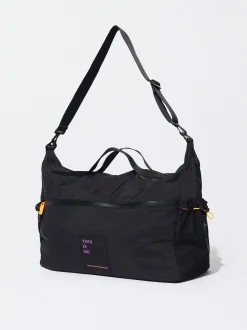 PARFOIS Rücksäcke>Sporttasche Aus Recyceltem Nylon Schwarz