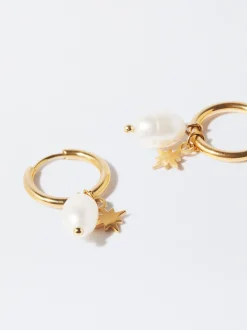 PARFOIS Basics|Ringe>Stahlreifen Mit Perlen Golden