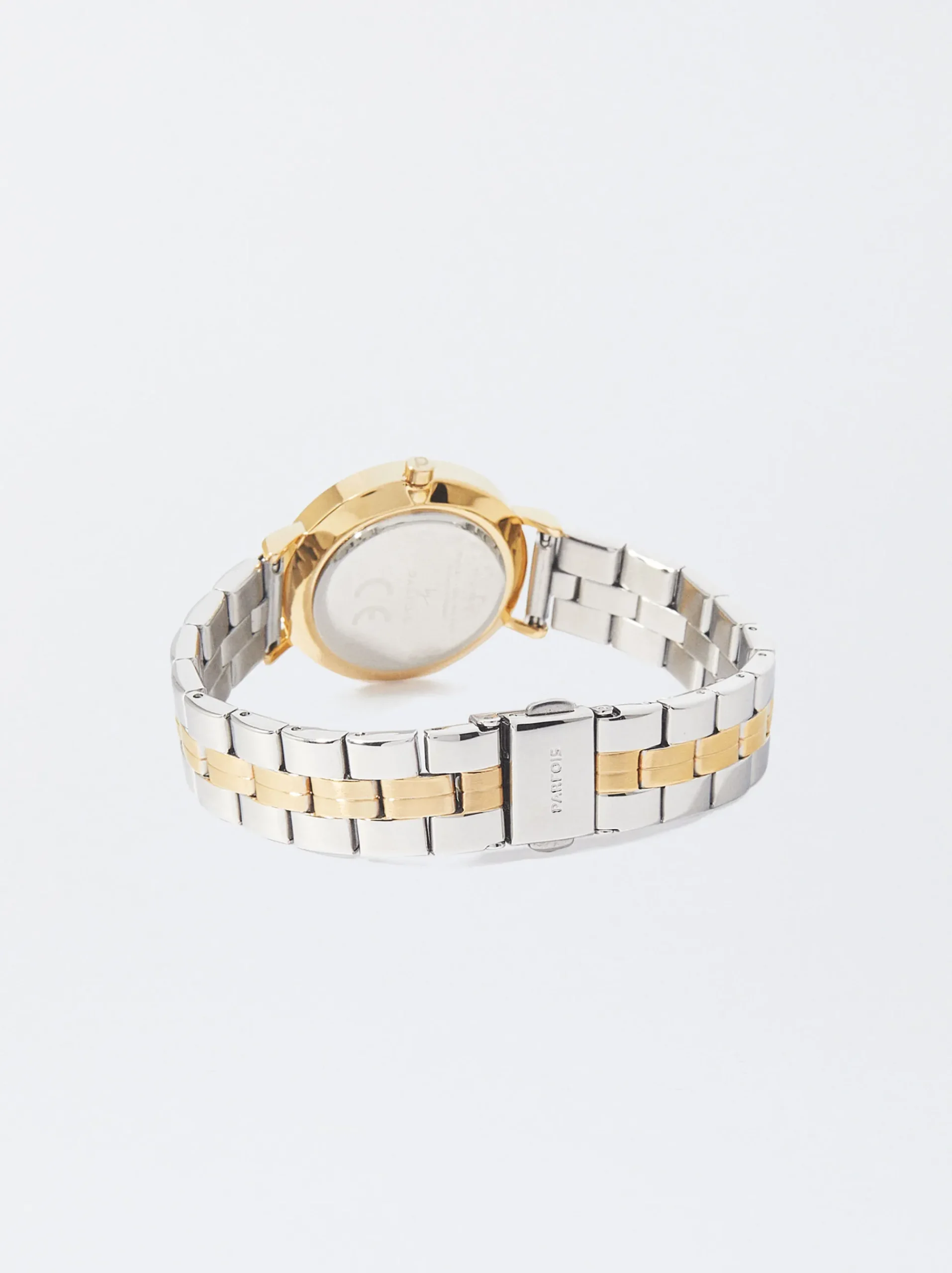 PARFOIS Kartenetuis>Stahluhr Mit Zweifarbigem Armband Mehrfarbig