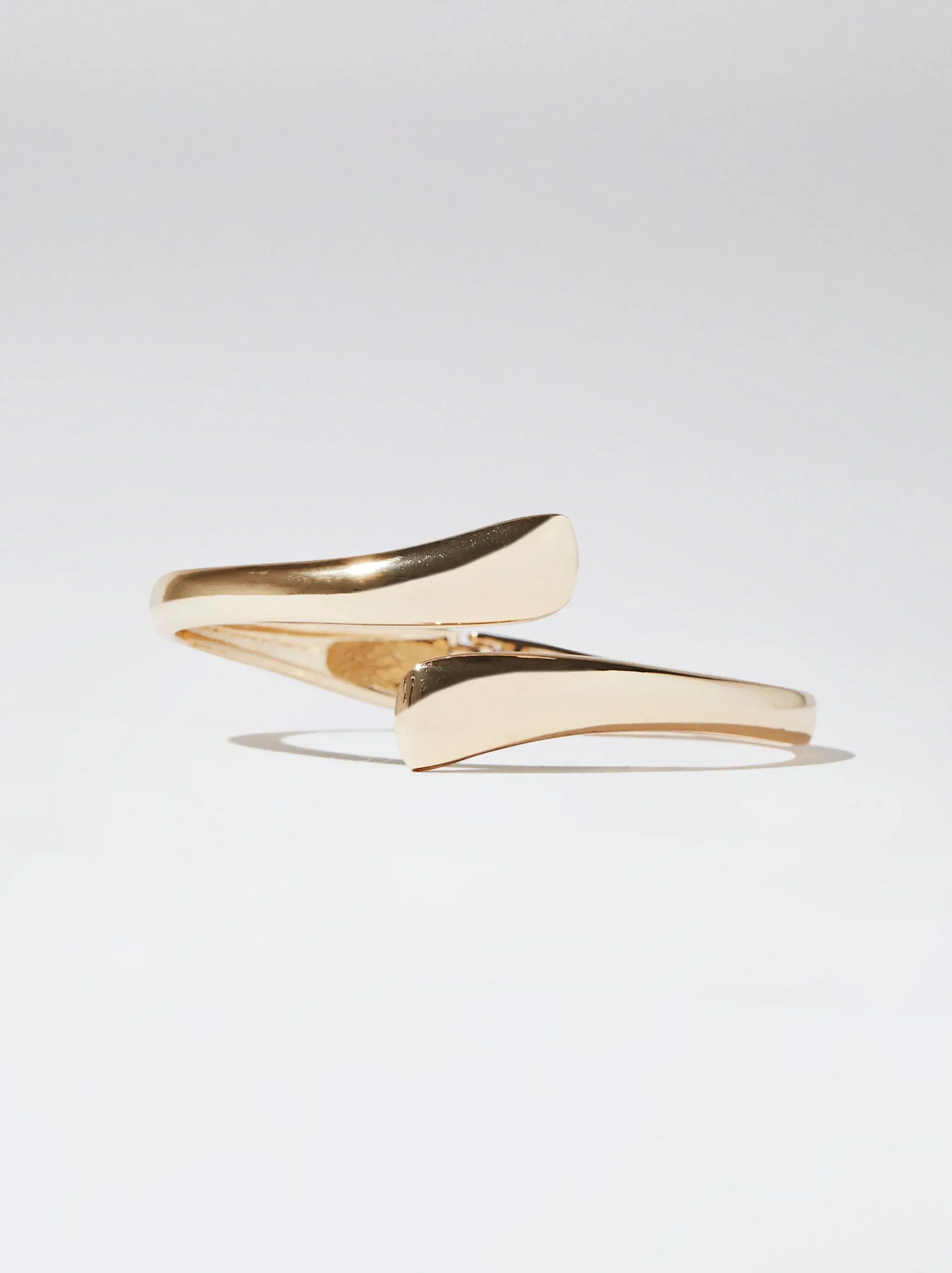 PARFOIS Trend Collection|Kurze Ohrringe>Steifes es Armband Golden