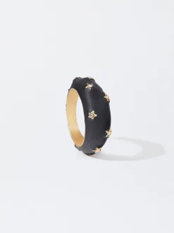 PARFOIS Basics|Hemden>Sternring Mit Kristall Schwarz