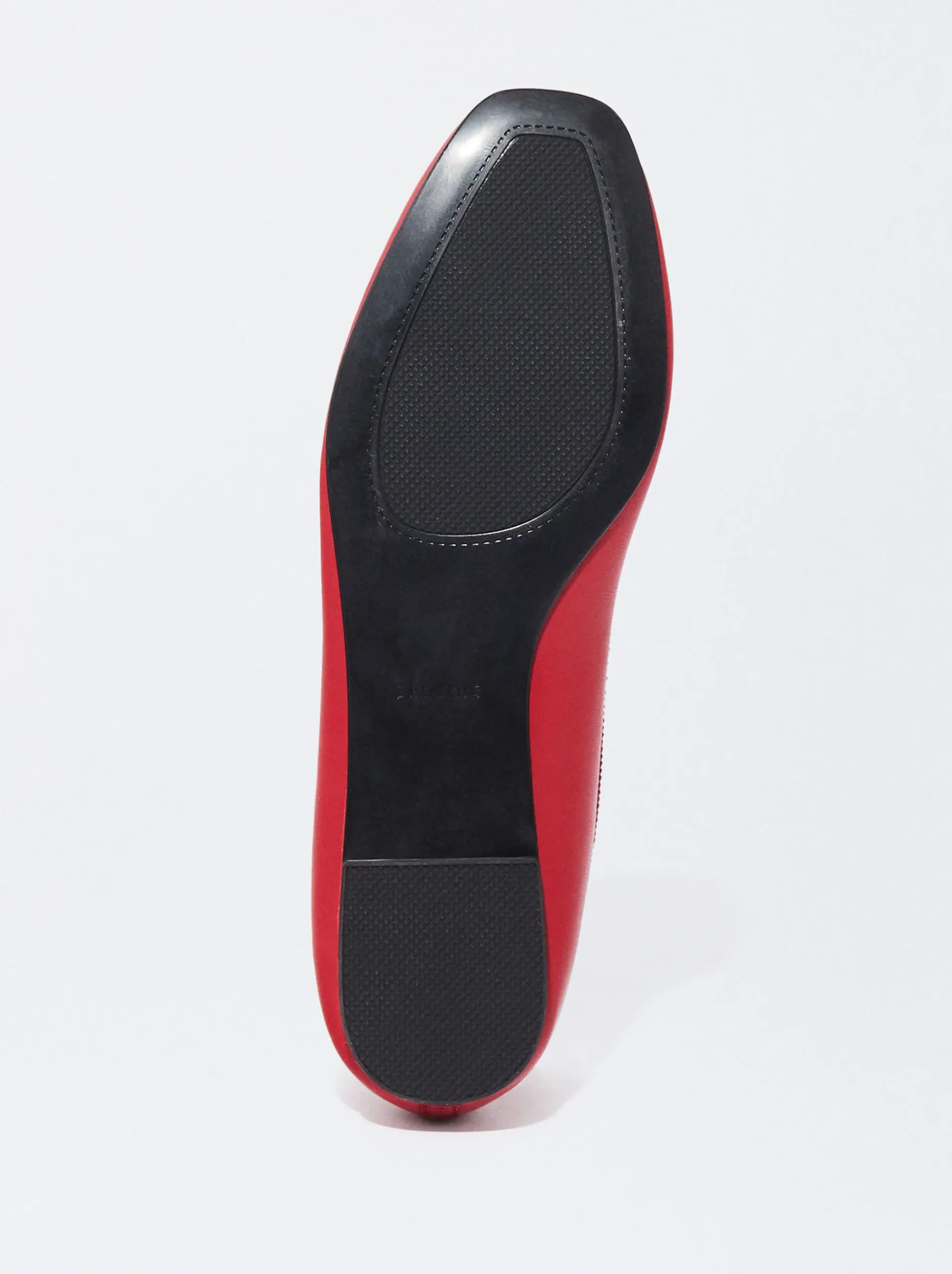 PARFOIS Raffinierter Modeschmuck|Ringe>Strick-Ballerinas Mit Zierschleife Rot