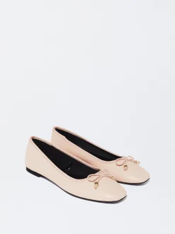 PARFOIS Raffinierter Modeschmuck|Ringe>Strick-Ballerinas Mit Zierschleife Rosa
