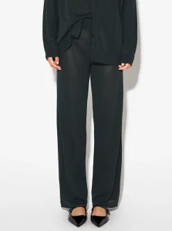 PARFOIS Lange Halsketten>Strickhose Gr&uuml;n