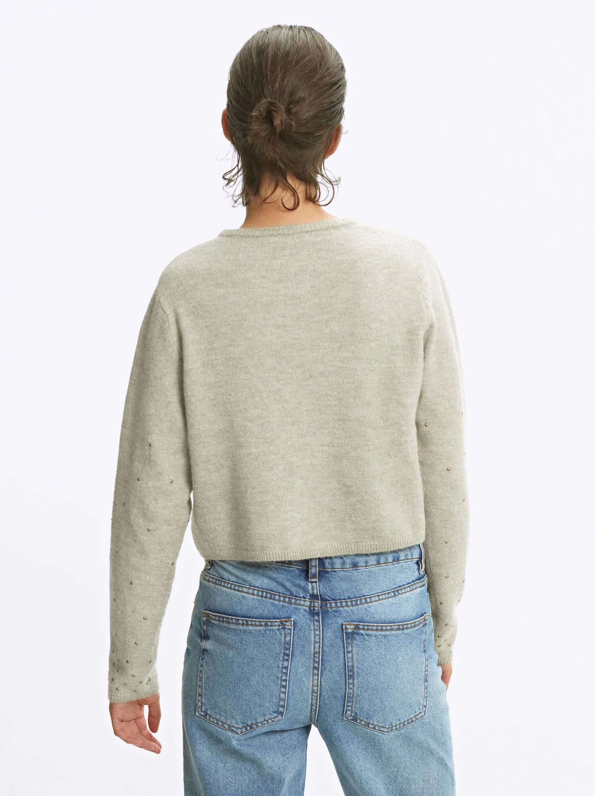PARFOIS Hosen>Strickjacke Mit Applikationen Grün