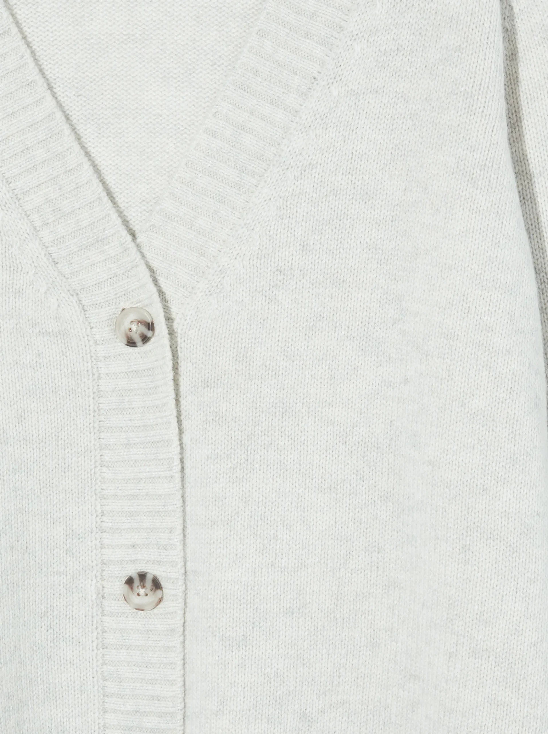 PARFOIS Lange Halsketten>Strickjacke Mit Knöpfen Beige