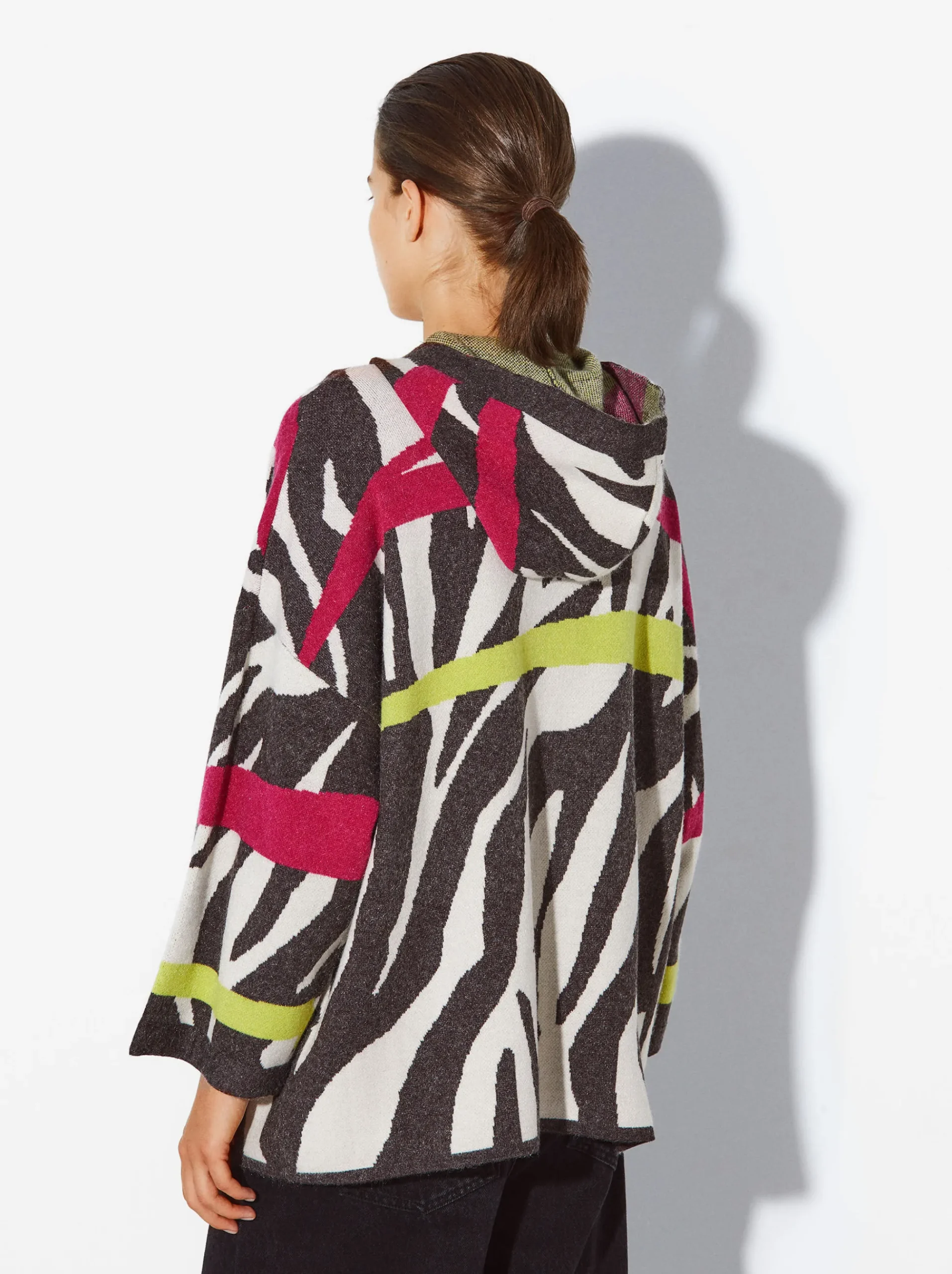 PARFOIS Hosen>Strickjacke Mit Print Mehrfarbig
