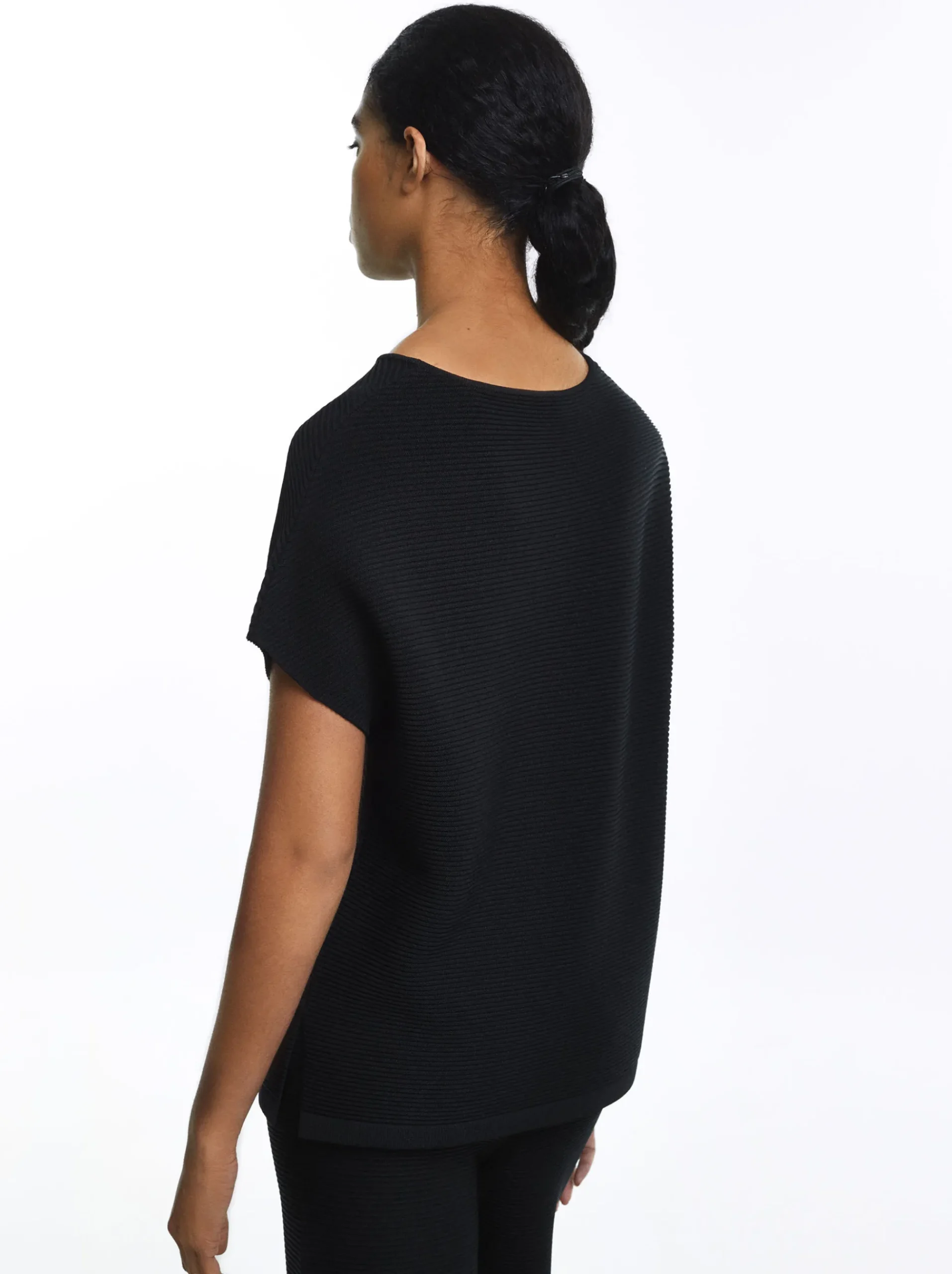 PARFOIS Lange Halsketten>Strickoberteil Schwarz