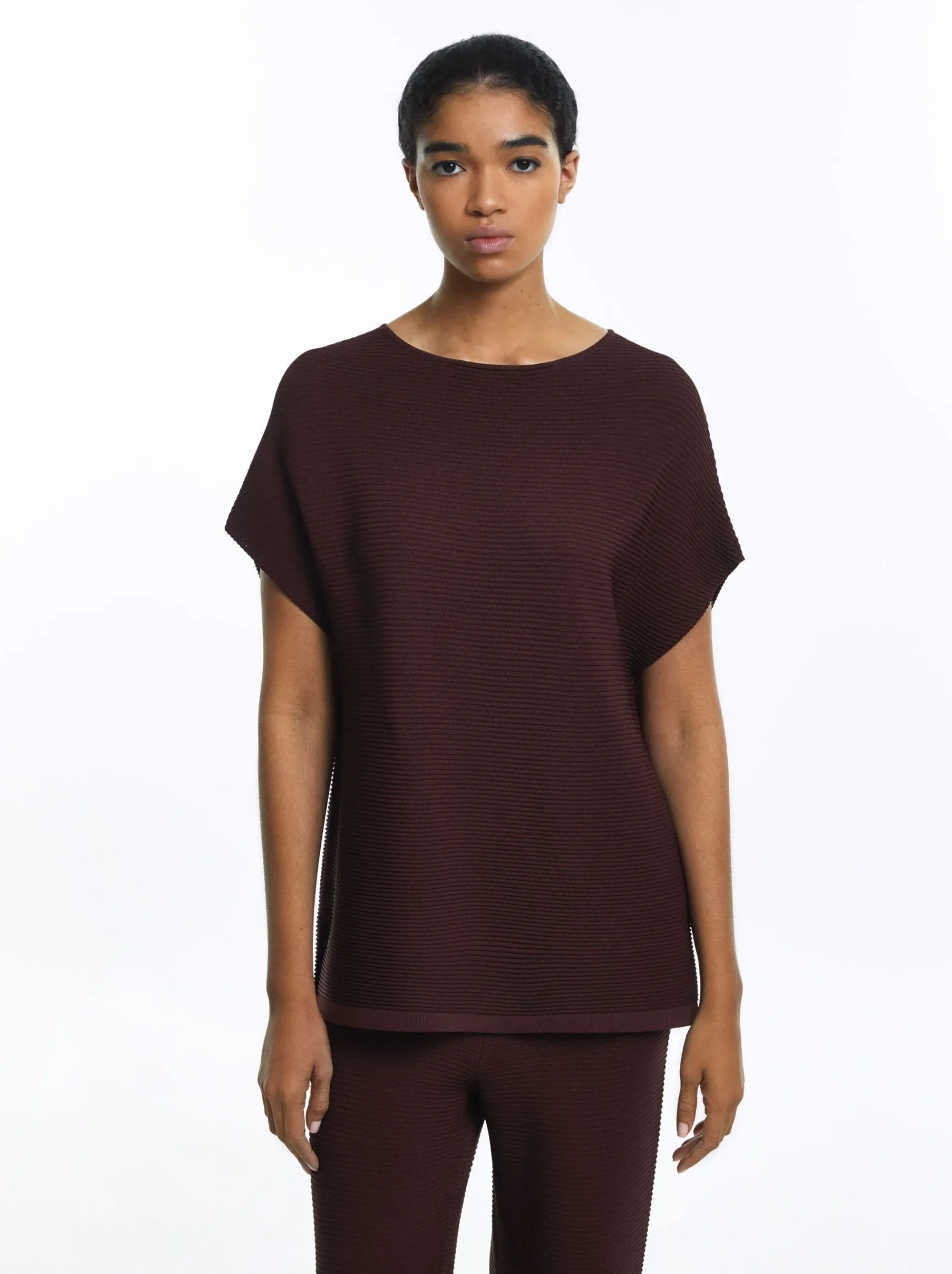 PARFOIS Lange Halsketten>Strickoberteil Bordeaux