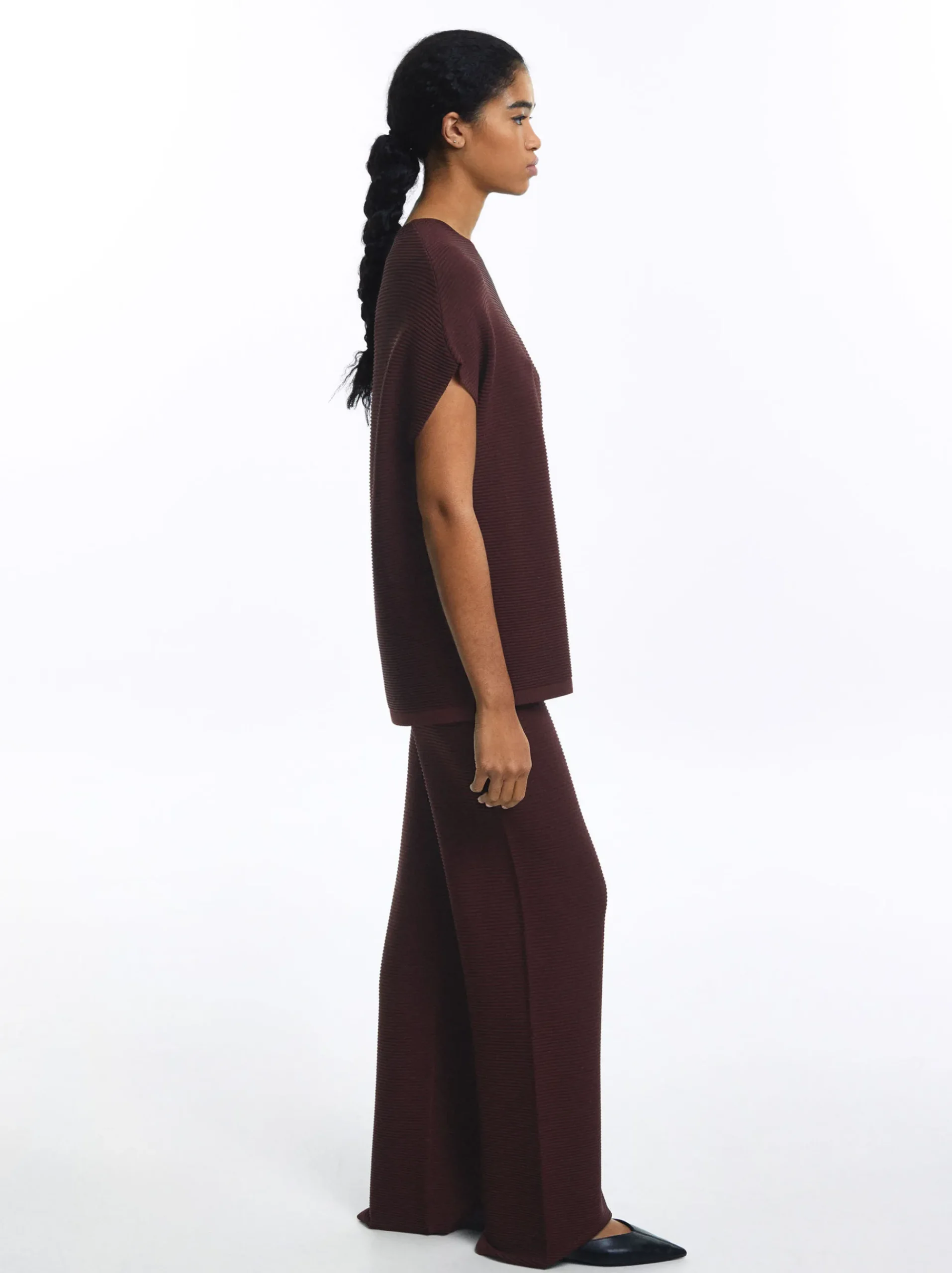 PARFOIS Lange Halsketten>Strickoberteil Bordeaux