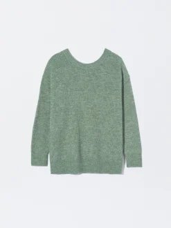 PARFOIS Lange Halsketten>Strickpullover Gr&uuml;n