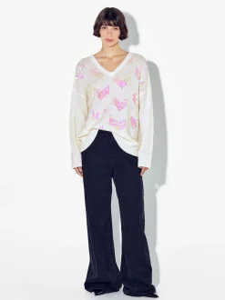 PARFOIS Weste|Blazer und Mäntel>Strickpullover Mit Applikationen Weib