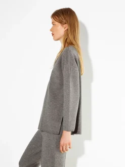 PARFOIS Lange Halsketten>Strickpullover Mit V-Ausschnitt Braun