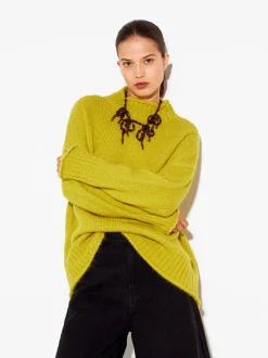PARFOIS Kleider>Strickpullover Mit Wolle Gelb