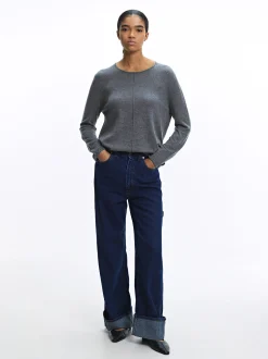 PARFOIS Kleider>Strickpullover Mit Wolle Grau