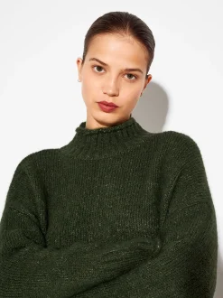 PARFOIS Strick|Pullover Und Jacke>Strickpullover Mit Wolle Gr&uuml;n