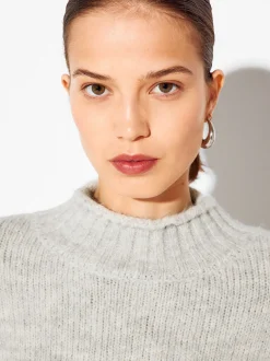 PARFOIS Kleider>Strickpullover Mit Wolle Grau