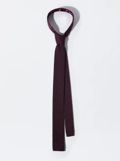 PARFOIS Basics>Strukturierte Krawatte Bordeaux