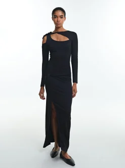 PARFOIS Blazer und Mäntel>Tailliertes Kleid Mit Cut-Out Schwarz