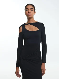 PARFOIS Blazer und Mäntel>Tailliertes Kleid Mit Cut-Out Schwarz