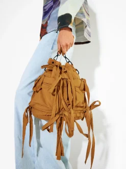 PARFOIS Basics|Shoppers>Tasche Mit Fransen Senfgelb