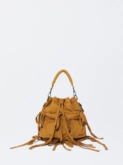 PARFOIS Basics|Shoppers>Tasche Mit Fransen Senfgelb