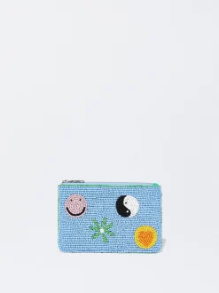 PARFOIS Geldbörsen>Tasche Mit Strass Blau