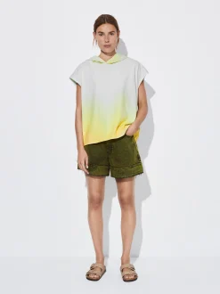 PARFOIS Schultertaschen>Tie-Dye-Shirt Mit Kapuze Gelb