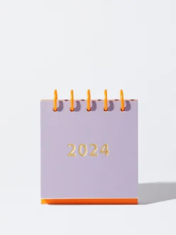 PARFOIS Printed>Tischkalender 2023/2024 Lila