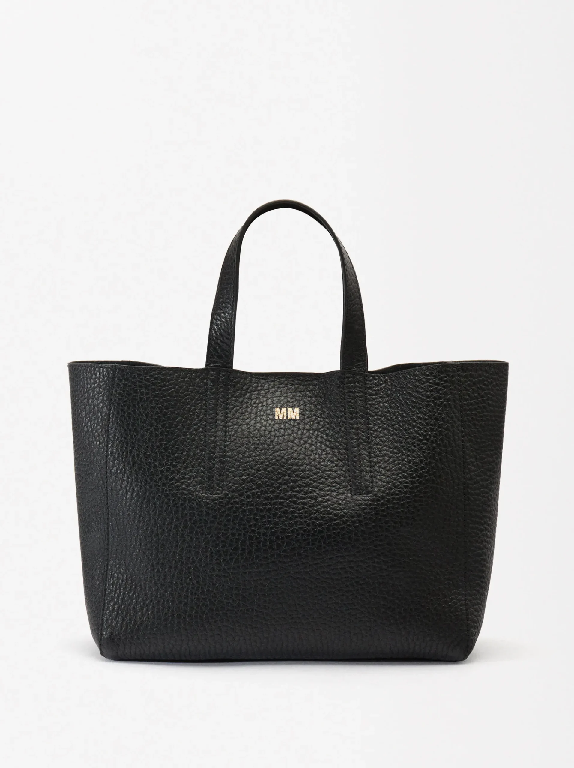 PARFOIS Printed>Tragetasche Aus Leder Schwarz