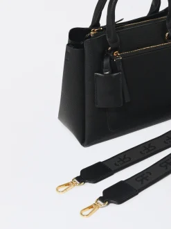 PARFOIS Umhängetaschen|Handtaschen>Tragetasche Mit Anh&auml;nger Schwarz