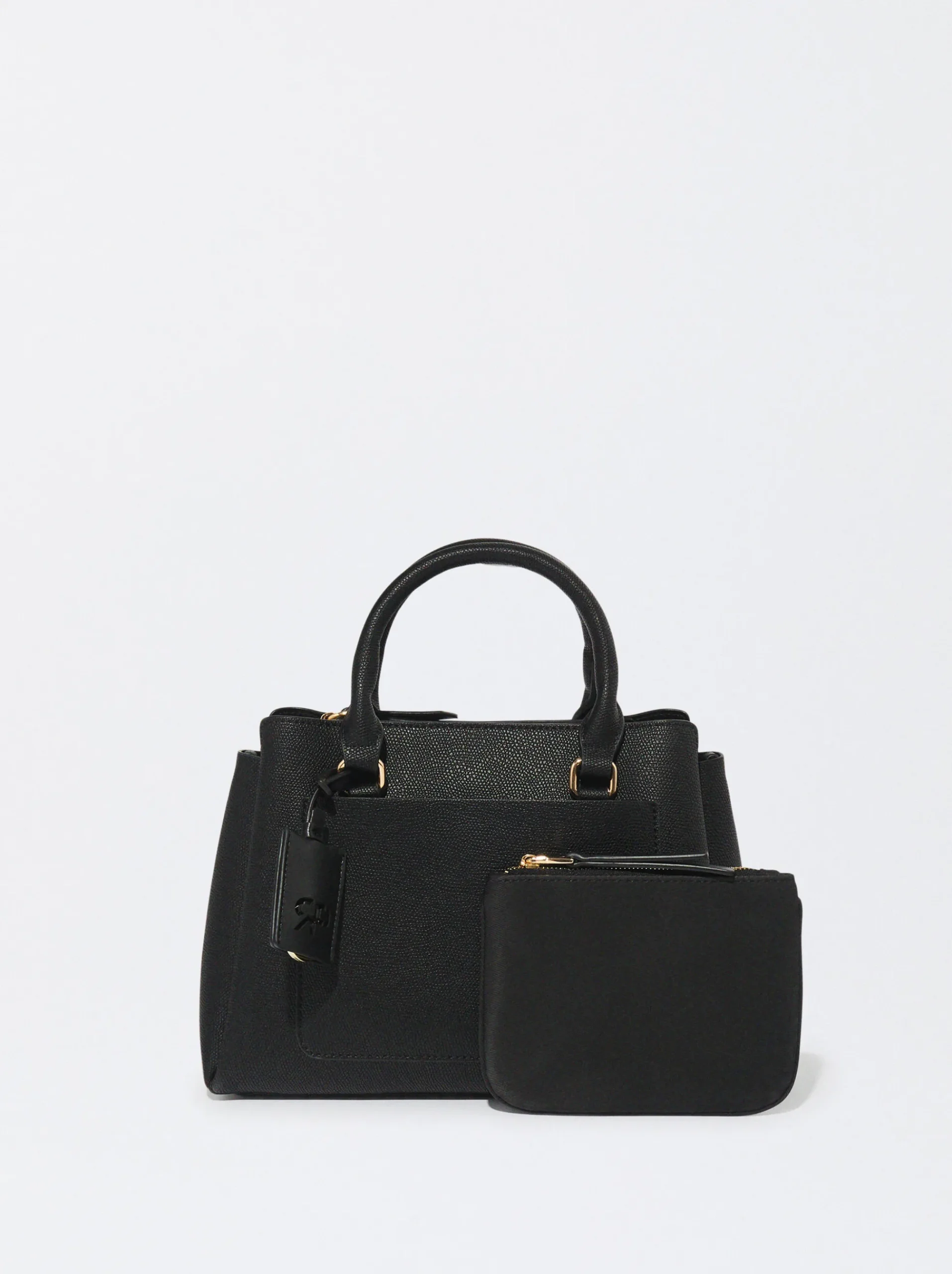 PARFOIS Umhängetaschen|Handtaschen>Tragetasche Mit Anhänger Schwarz