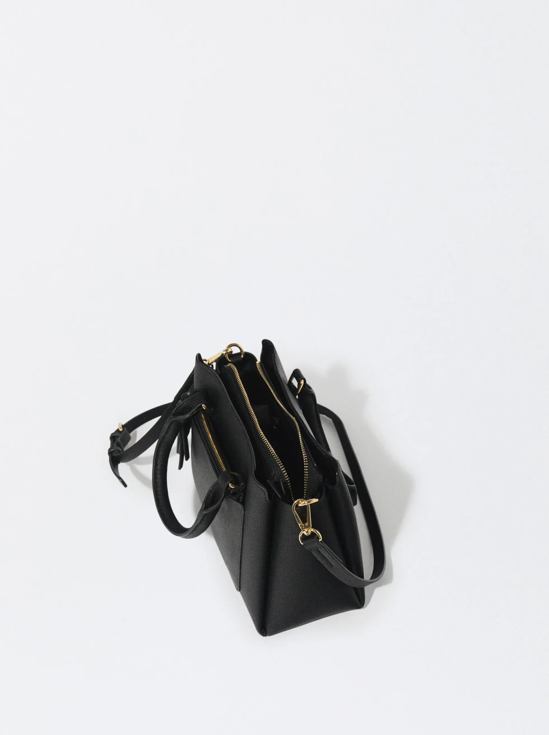 PARFOIS Umhängetaschen|Handtaschen>Tragetasche Mit Anhänger Schwarz