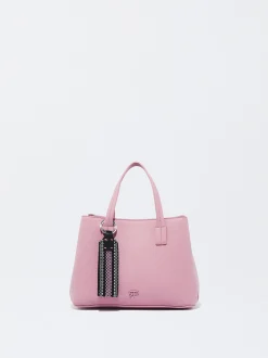 PARFOIS Basics|Kurze Ohrringe>Tragetasche Mit Anhänger Rosa
